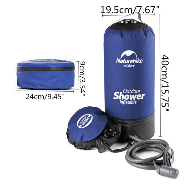 Outdoor Shower Bag Dimensions