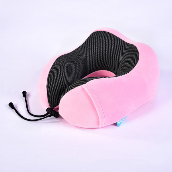 Memory Foam Travel Pillow Pink