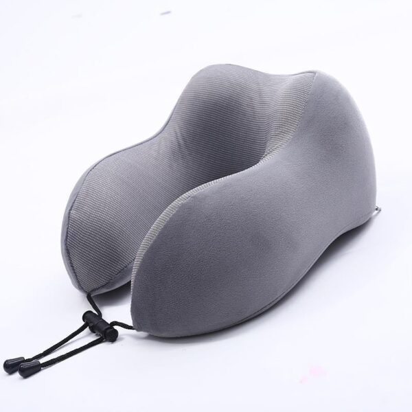 Memory Foam Travel Pillow Grey