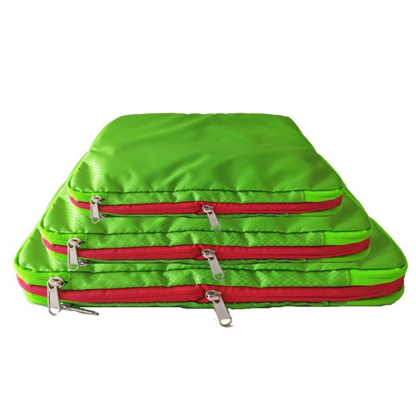 Travel Compression Storage Bag Waterproof Nylon Green