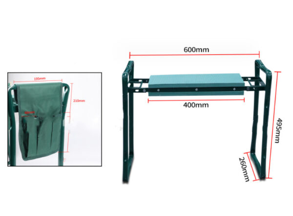 Foldable Outdoor Chair With Side Pouch