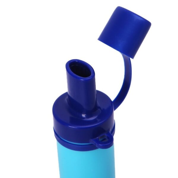 top/straw area of the water filter