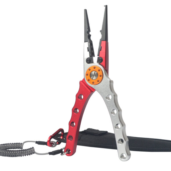 Aluminium Fishing Pliers - Red & Silver