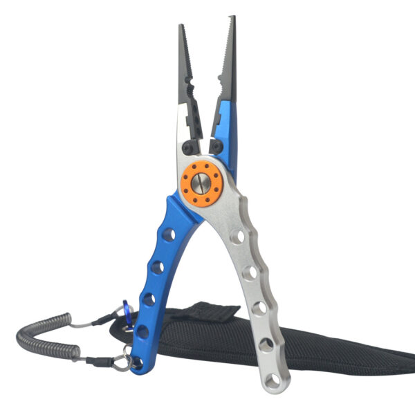 Aluminium Fishing Pliers - Blue & Silver